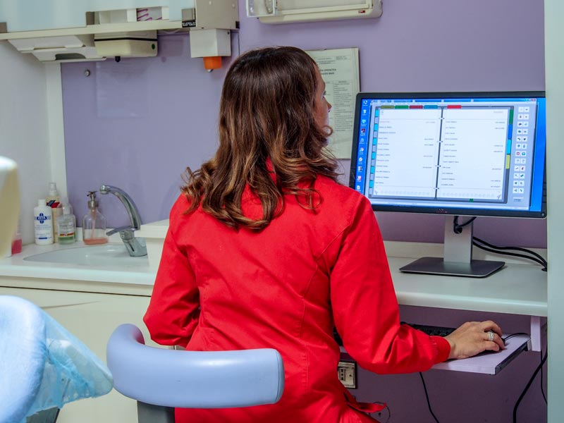 ipnosi di foto dello studio dentistico spaggiari